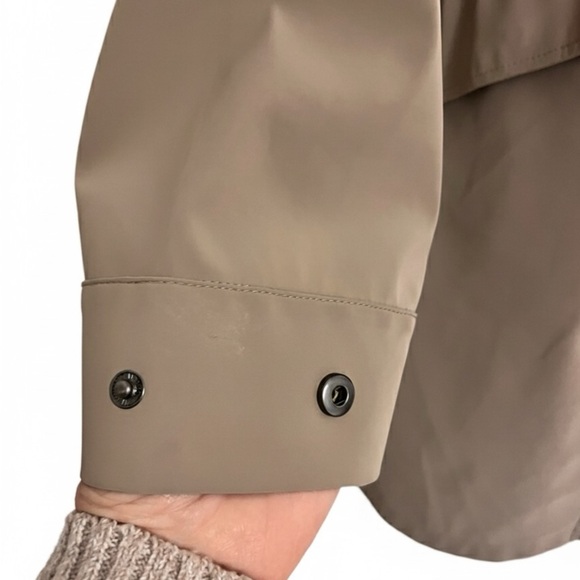Zara Water-Resistant Trench Raincoat - Perfect Packable Holiday Travel Coat - Picture 5 of 13